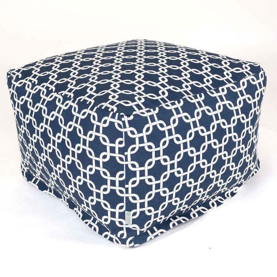 Shop Majestic Home Goods Navy Blue Bean Bag Chair at