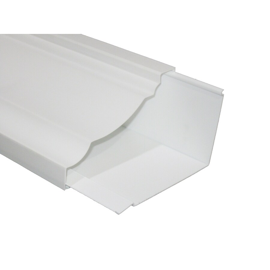 Shop RowlCrown Straight 4in x 8ft PVC Newport Crown Moulding at