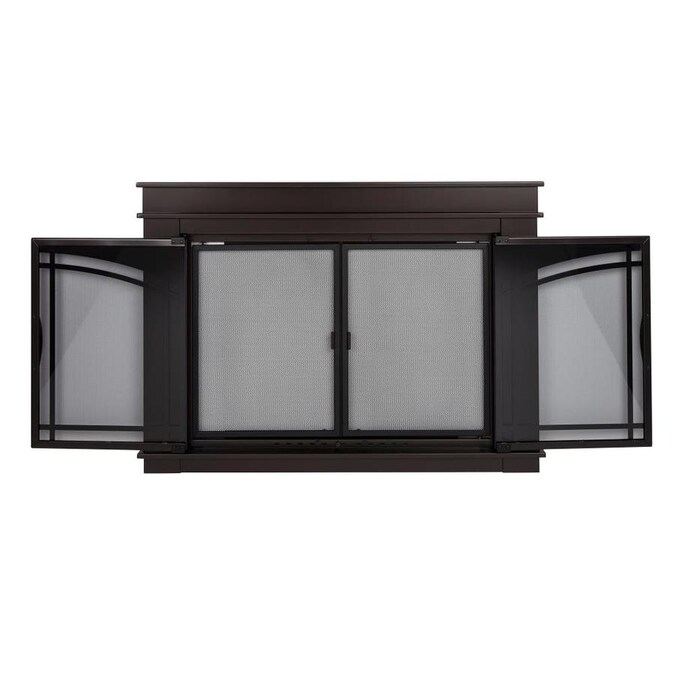 Pleasant Hearth Fenwick Oil Rubbed Bronze Small Cabinet Style Fireplace Doors With Smoke Tempered Glass In The Department At Com - Pleasant Hearth Fenwick Small Glass Fireplace Doors Pleasant Hearth Fenwick Oil Rubbed Bronze Small Cabinet Style Fireplace Doors With Smoke Tempered Glass In The Department At Com - Pleasant Hearth Fenwick Small Glass Fireplace Doors