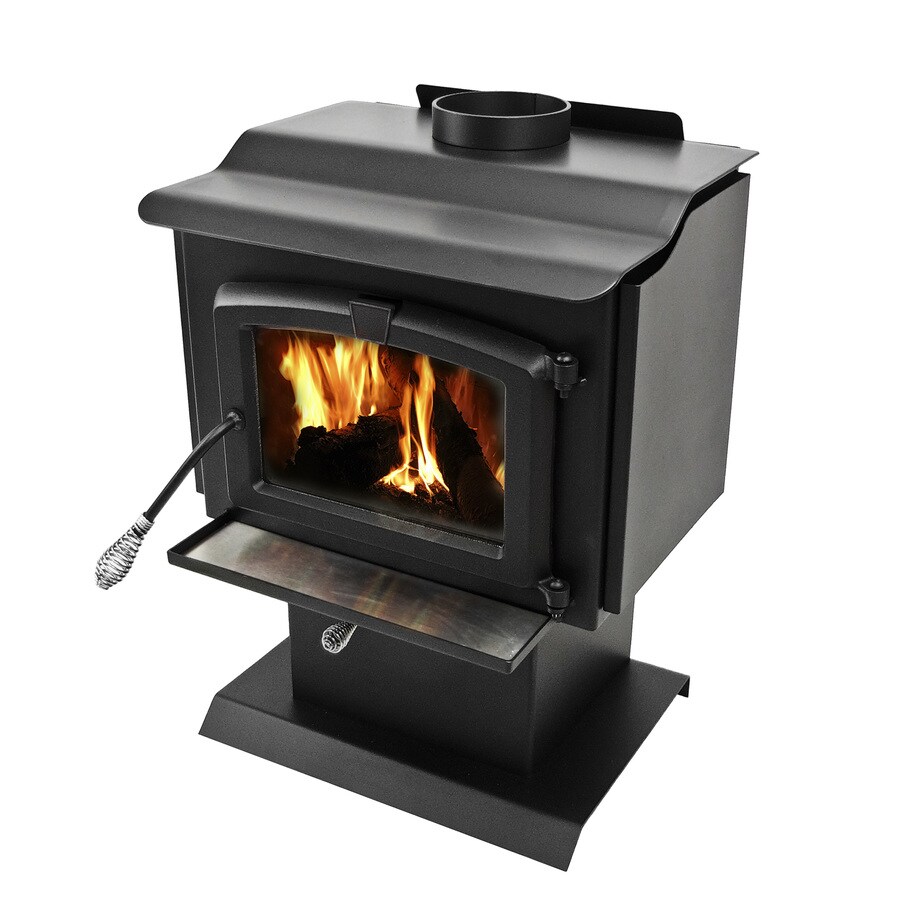 Pleasant Hearth 1200-sq Ft Heating Area Firewood Stove In The Wood ...