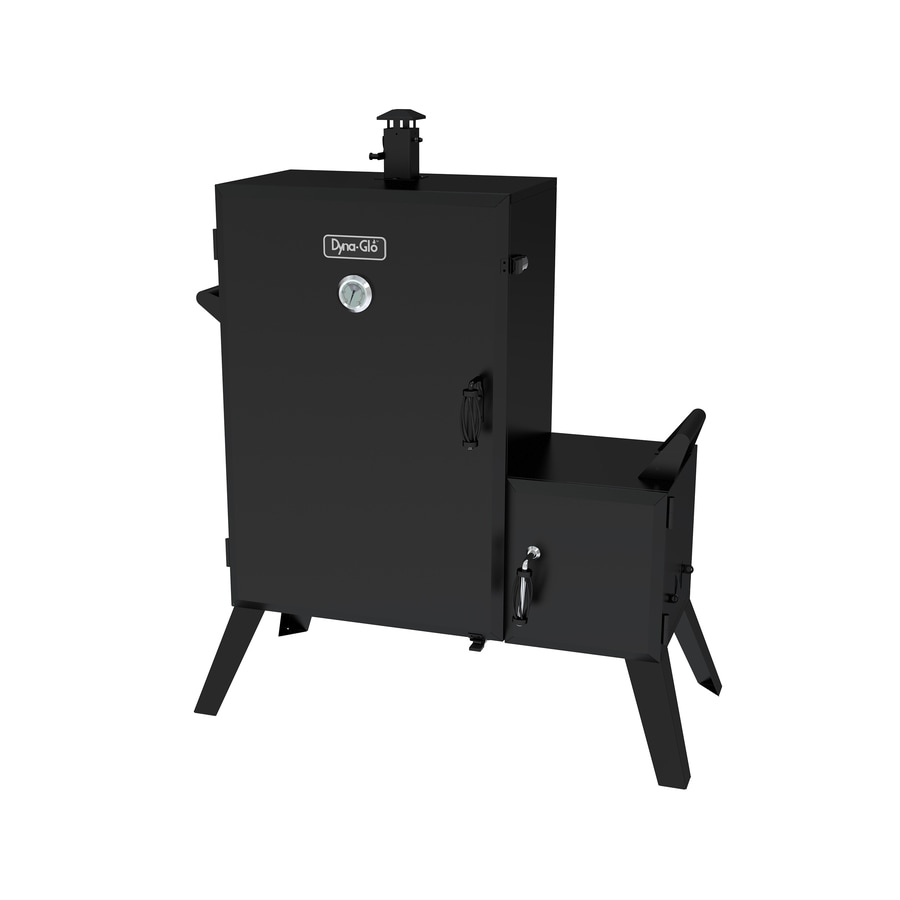 Dyna Glo 50 2 In H X 43 3 In W 10 Sq In Charcoal Vertical Smoker In The Charcoal Smokers Department At Lowes Com