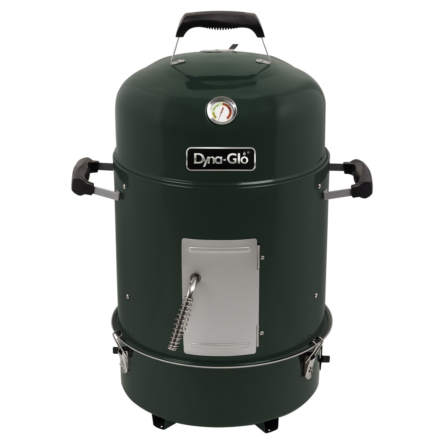 Dyna Glo 28 9 In H X 18 9 In W 390 Sq In Green Charcoal Vertical Smoker In The Charcoal Smokers Department At Lowes Com