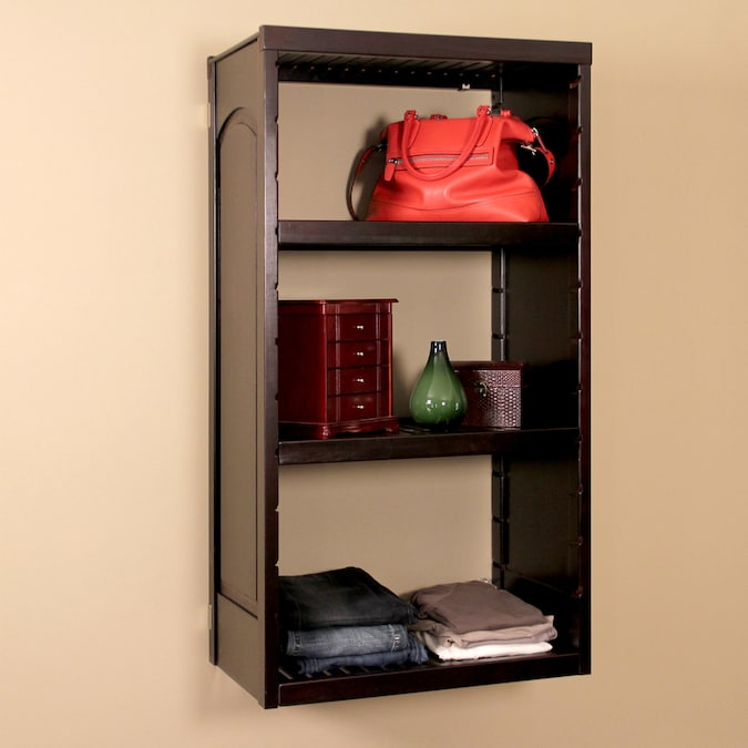 John Louis Home 51-in Espresso Wood Closet Tower at www.strongerinc.org