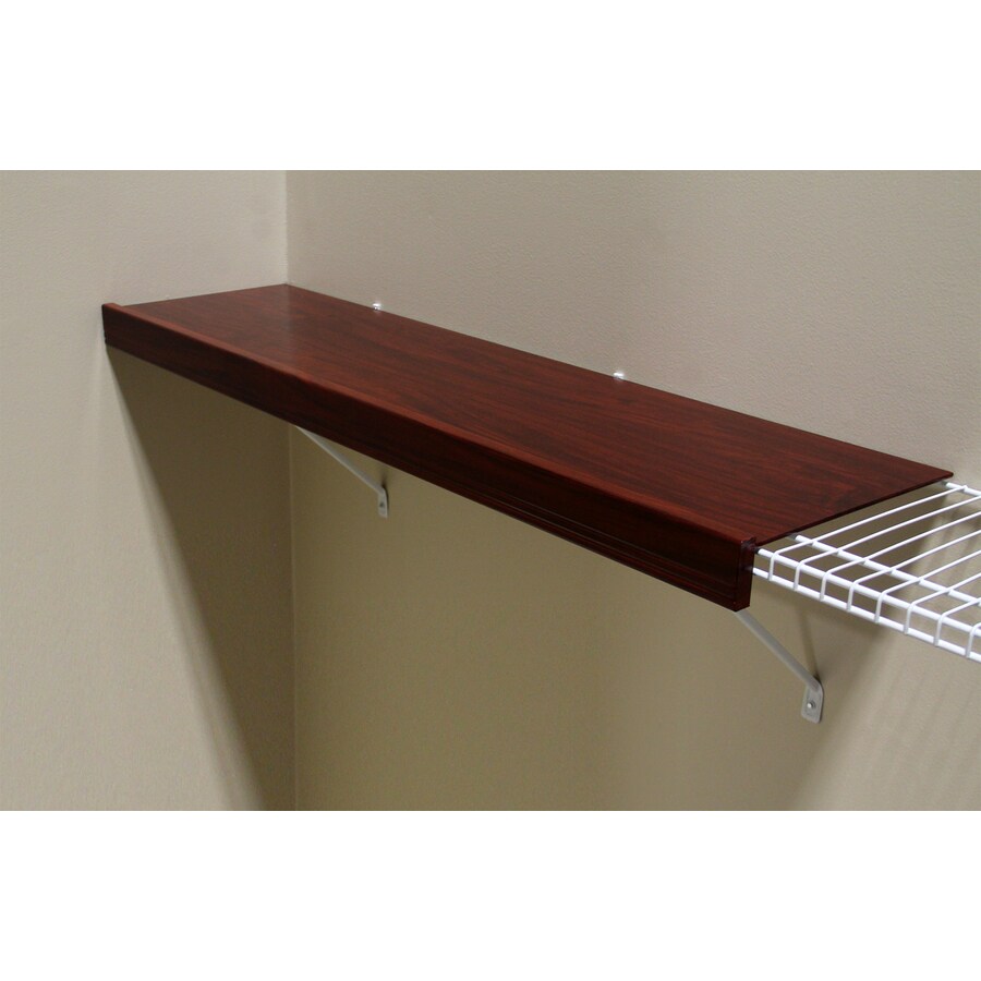 John Louis Home Renew Shelving 4-ft to 4-ft Cherry Adjustable Mount Wire Shelving Kits at nrd.kbic-nsn.gov