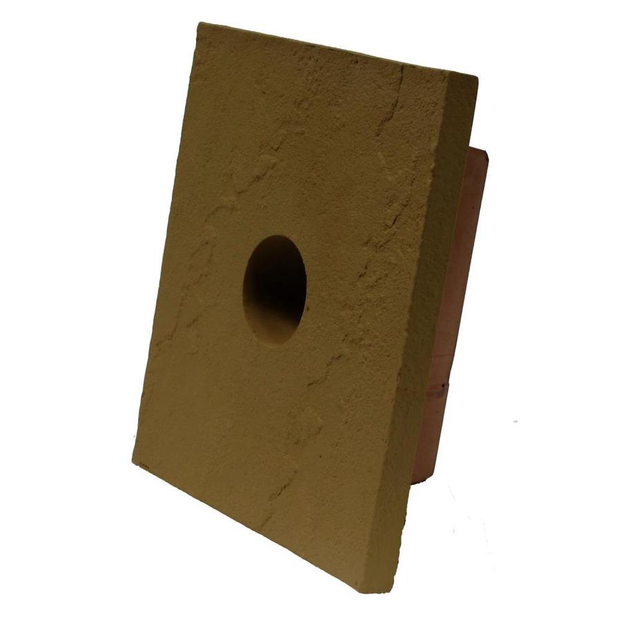 NextStone Sandstone 9in x 8in Brown Fiber cement Universal Mounting