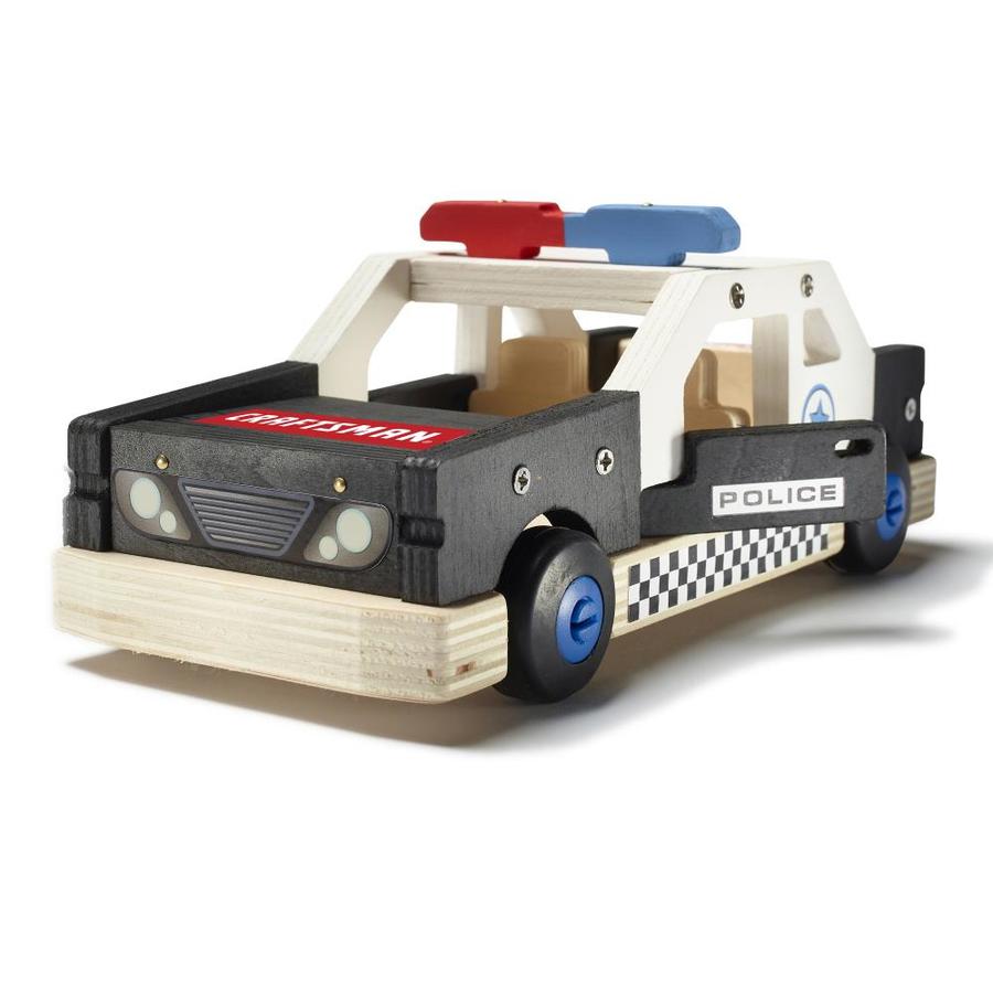 Police Car Blank Shape Wooden Pack Bundle Plywood Hobbies Set #1129