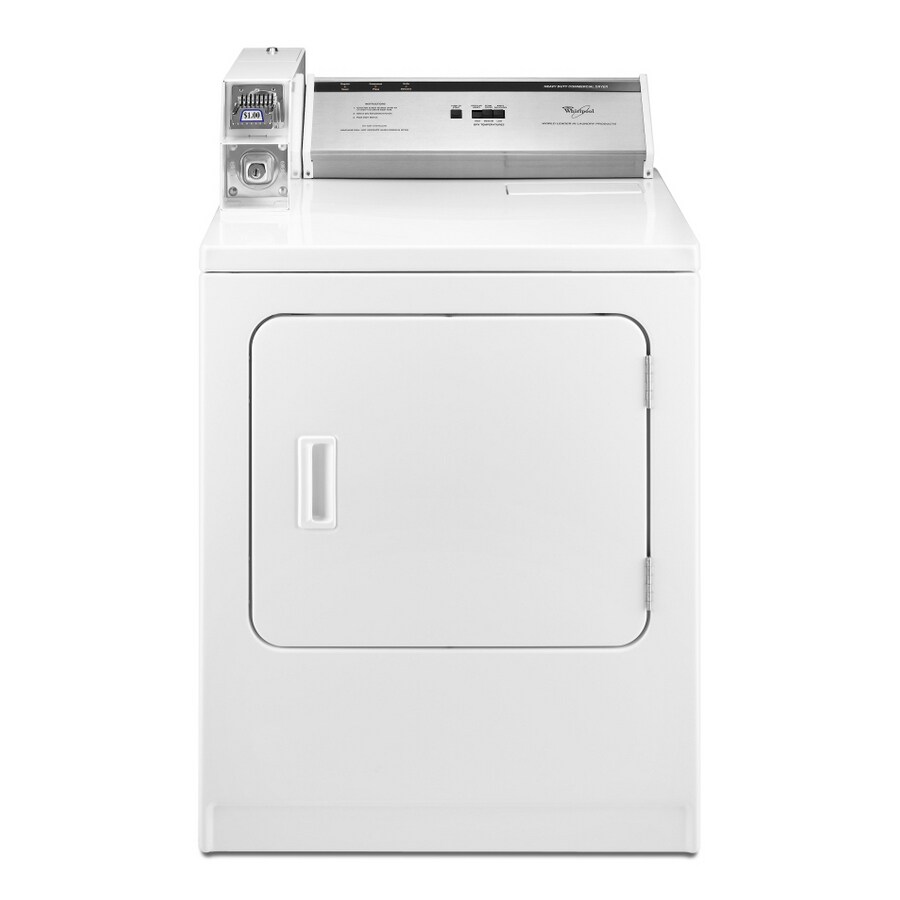 Shop Whirlpool 7cu ft CoinOperated Gas Commercial Dryer (White) at