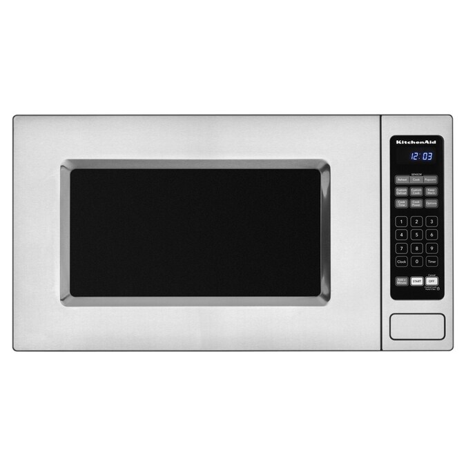 KitchenAid 2 cu ft 1200-Watt Countertop Microwave (Stainless Steel) in Kitchenaid 2.20 Cu. Ft. Countertop Microwave In Stainless Steel