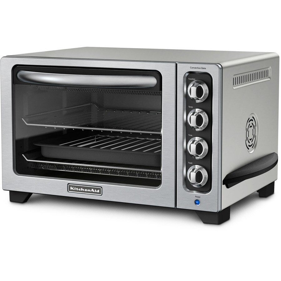 basen mindre faktor KitchenAid 6-Slice Chrome Convection Toaster Oven at Lowes.com