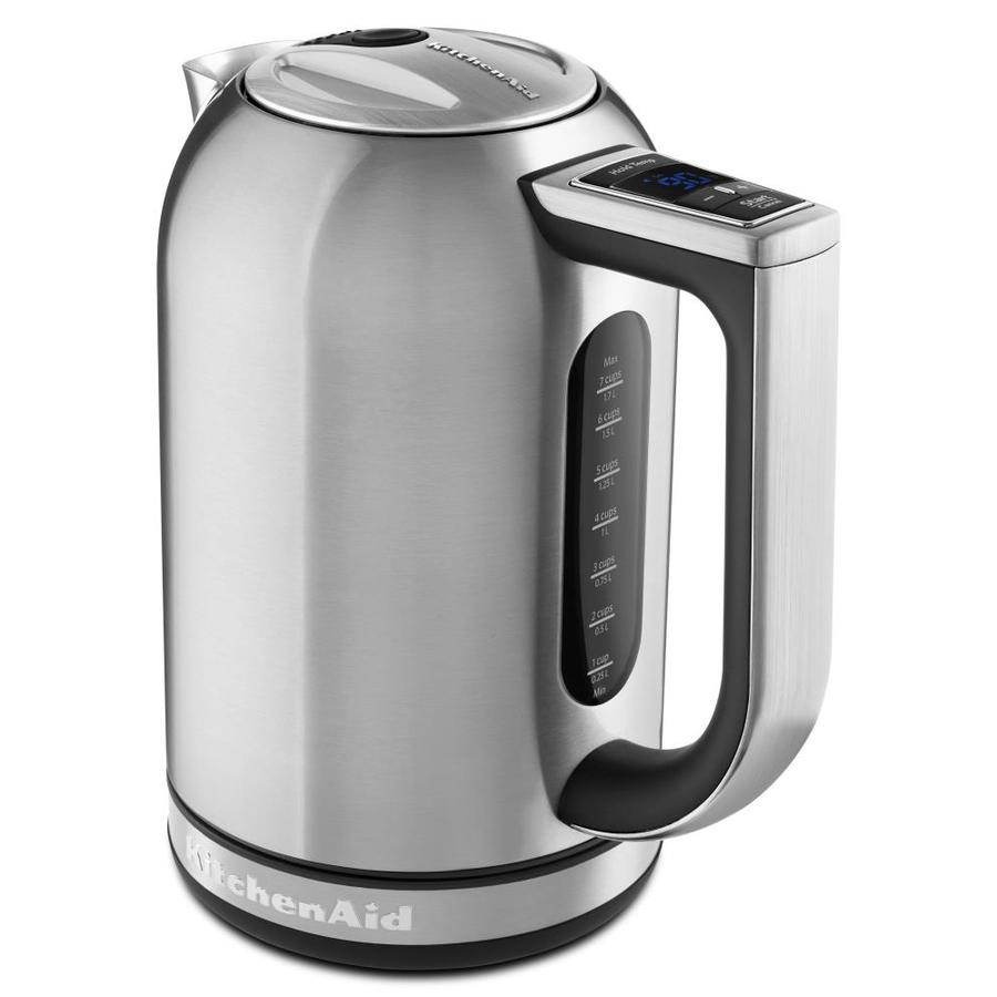 grey electric kettle