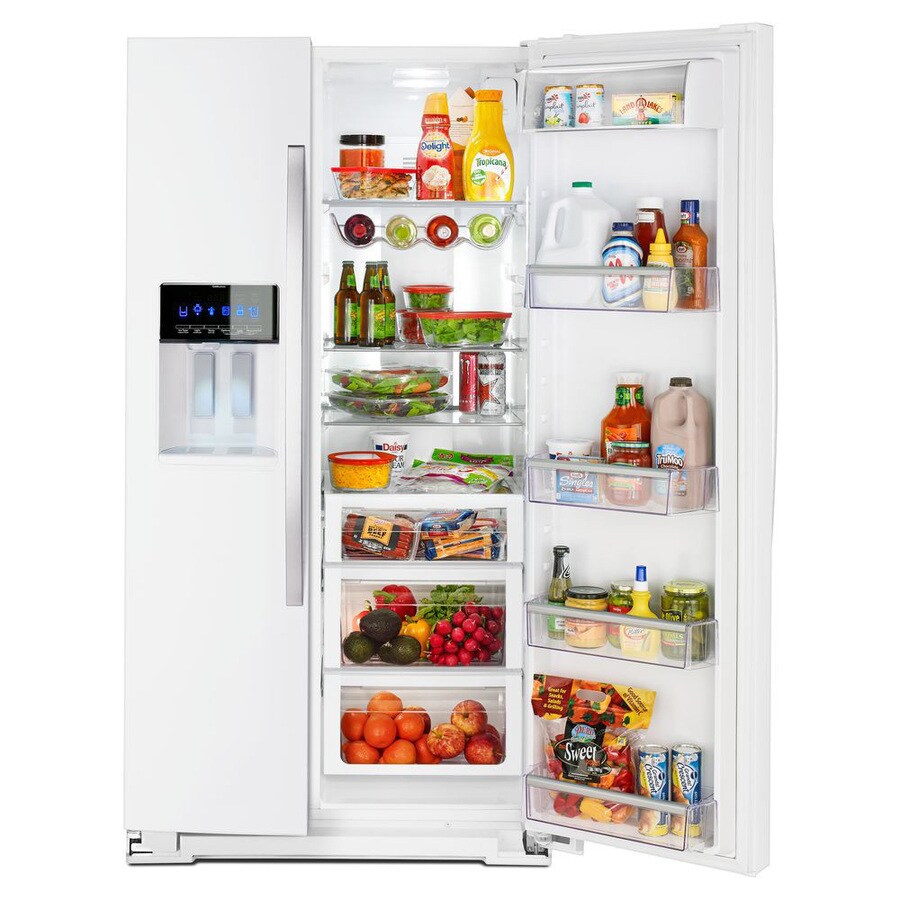 Shop Whirlpool 19.9cu ft CounterDepth SidebySide Refrigerator with