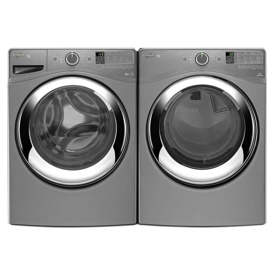 Whirlpool Duet 7.3cu ft Stackable Gas Dryer with Steam Cycles (Chrome