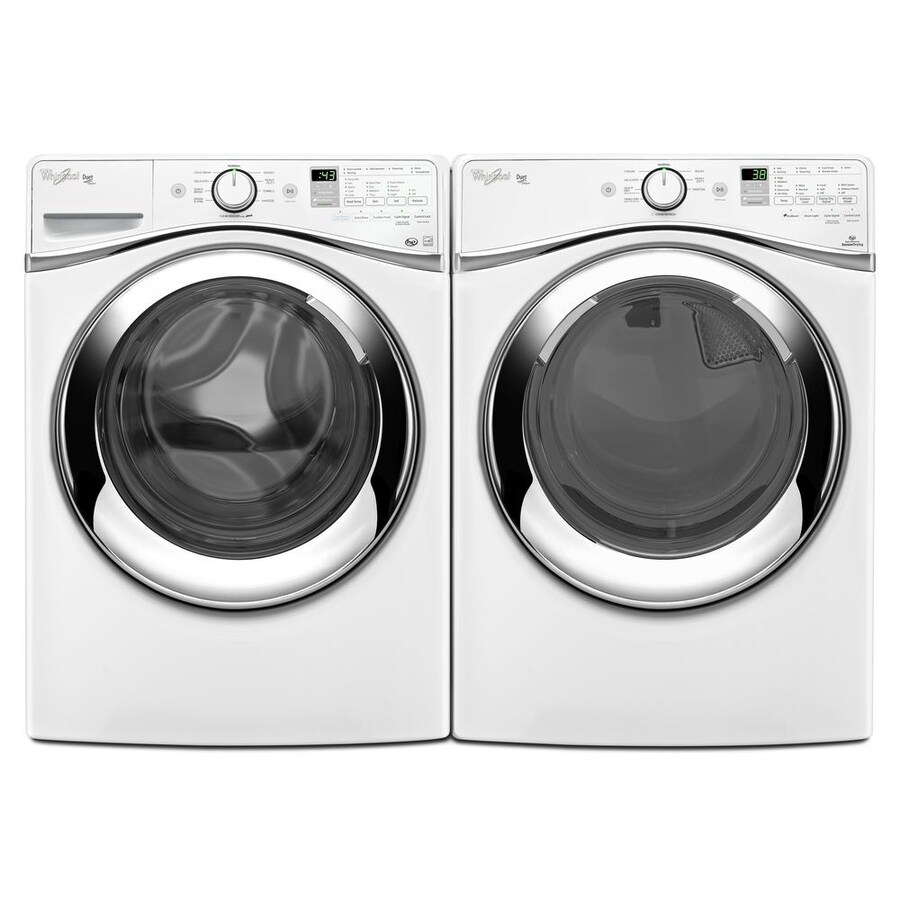 Shop Whirlpool Duet 4.3-cu Ft High-Efficiency Stackable Front-Load ...