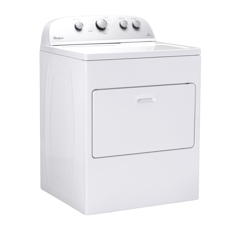 Whirlpool 7cu ft Vented Electric Dryer with AutoDry White in the