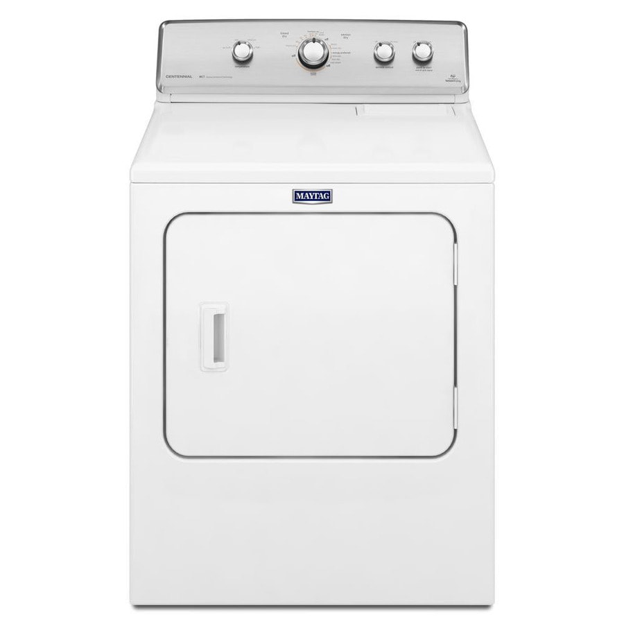 Maytag 3 5 Cu Ft Commercial Grade Residential Agitator Top Load Washer White In The Top Load Washers Department At Lowes Com