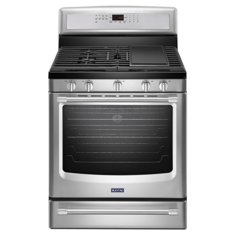 Shop Maytag 5-burner Freestanding 5.8-cu Self-cleaning Convection Gas 