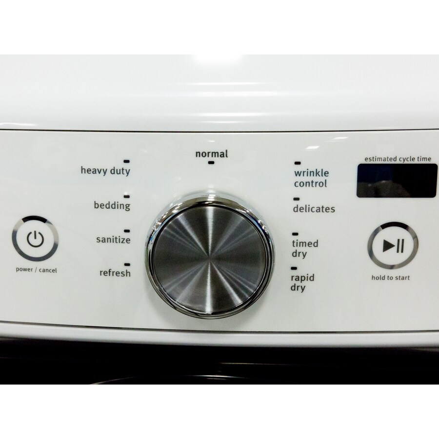 Maytag Maxima 7.3cu ft Stackable Steam Cycle Electric Dryer (White) in