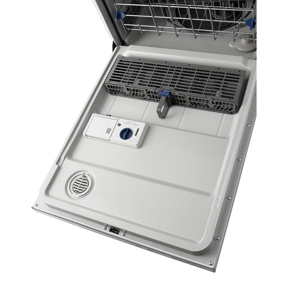 Whirlpool Gold 51-Decibel Built-In Dishwasher (White) (Common: 24-in ...