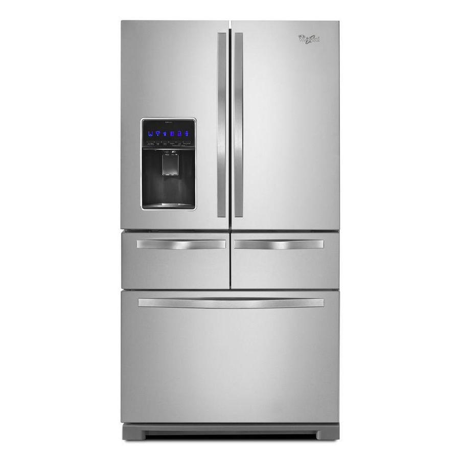 Shop Whirlpool 25.8cu ft 5Door French Door Refrigerator with Dual Ice