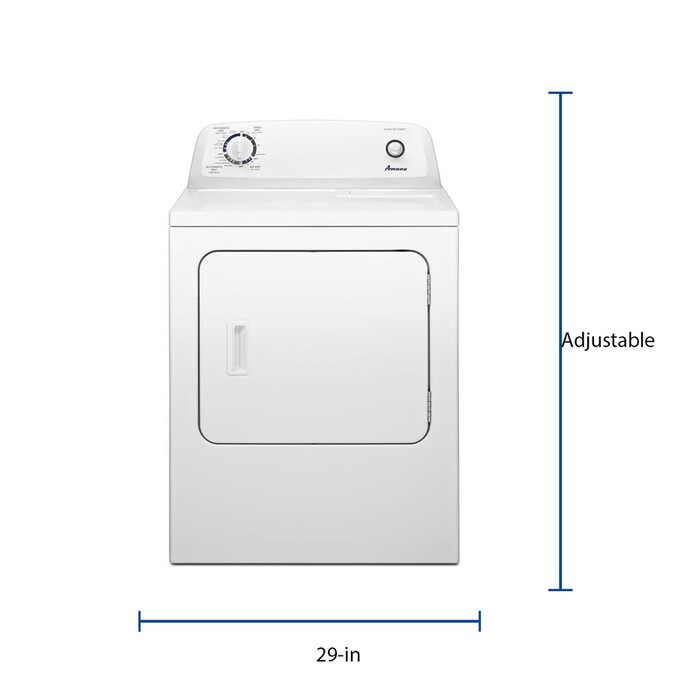 Amana 6.5-cu ft Electric Dryer (White) in the Electric Dryers