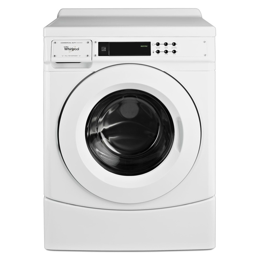 Shop Whirlpool 3 1 cu Ft Front Load Commercial Washer White ENERGY 