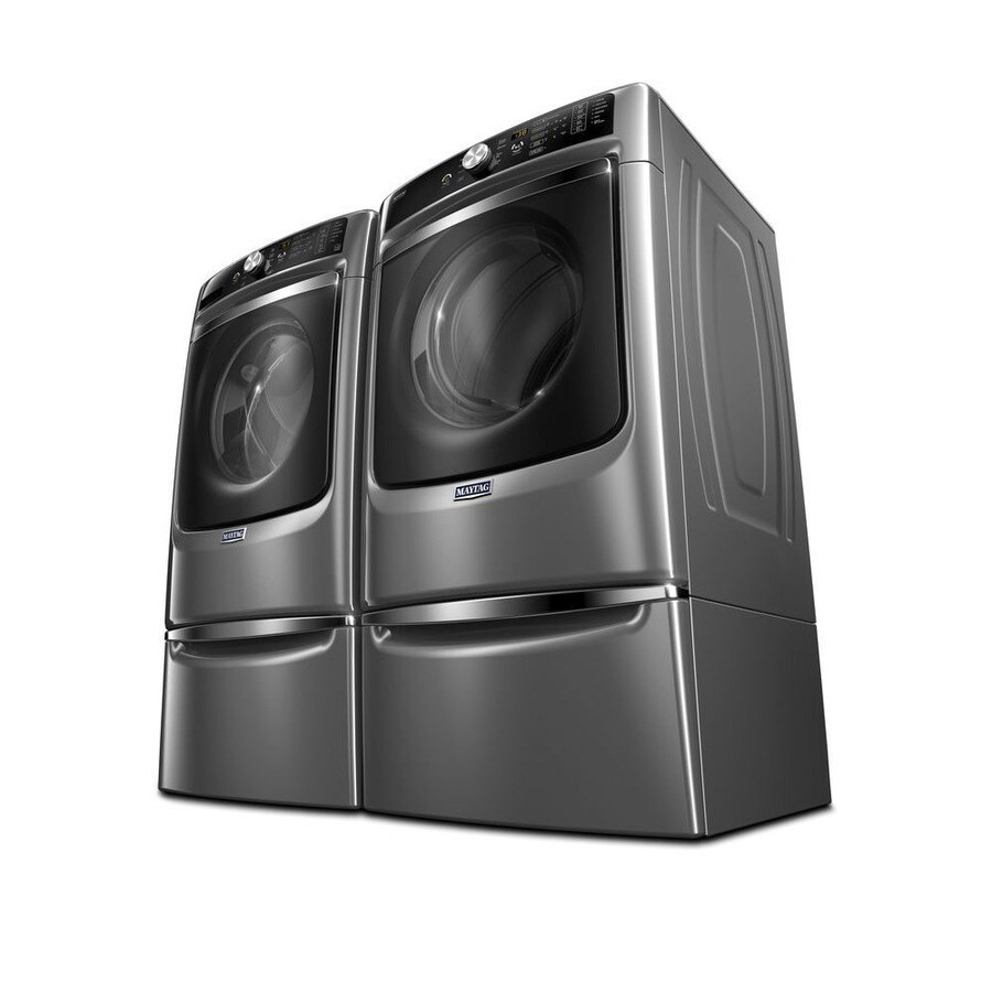 Maytag 7.4cu ft Stackable Gas Dryer (Metallic Slate) in the Gas Dryers