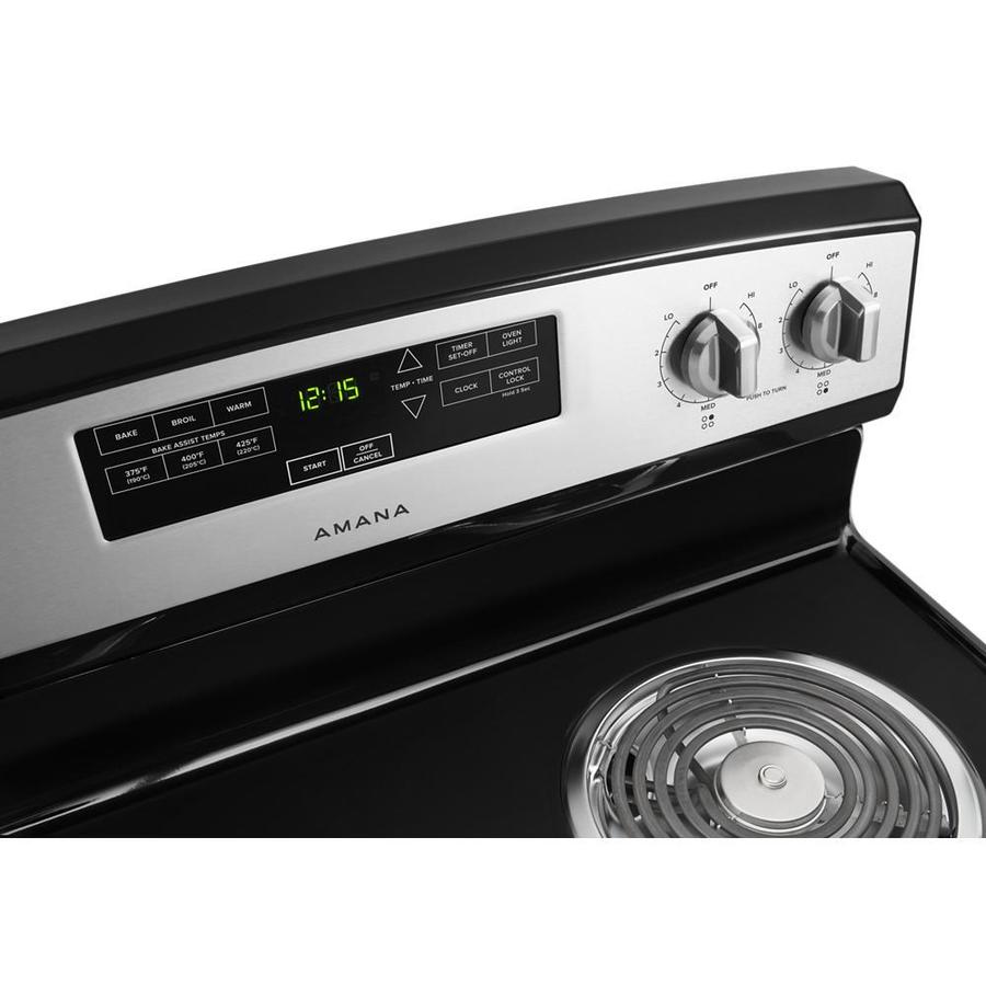 amana freestanding electric range