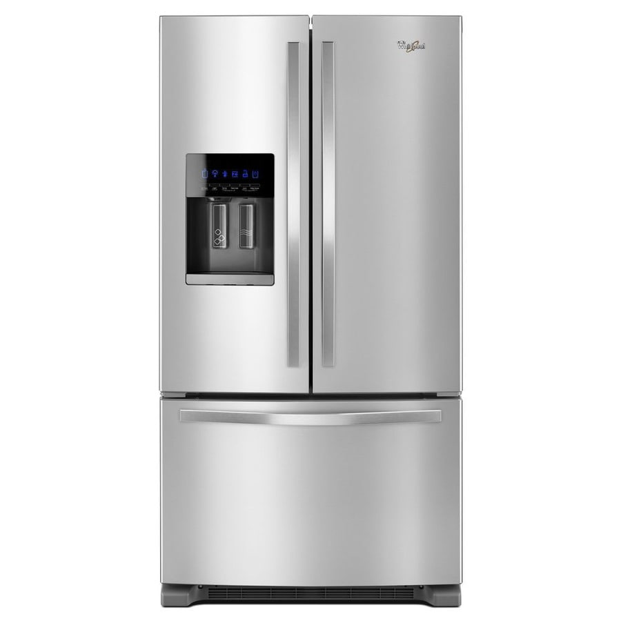 shop-whirlpool-24-7-cu-ft-french-door-refrigerator-with-single-ice