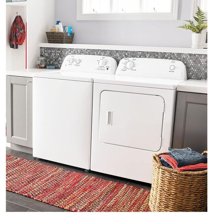 Roper 6.5cu ft Side Swing Door Gas Dryer (White) in the Gas Dryers