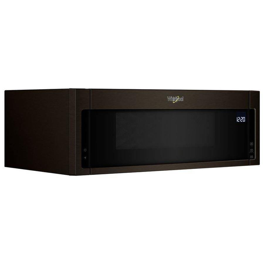 Whirlpool 1.1cu ft Low Profile OvertheRange Microwave Fingerprint