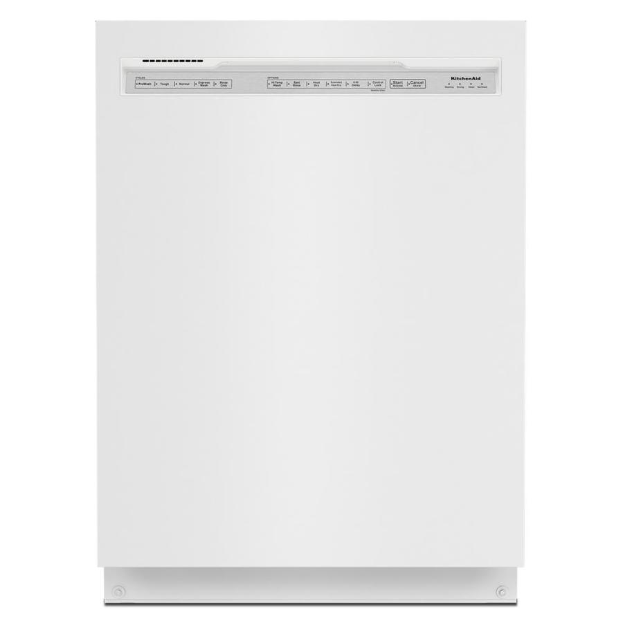 Kitchenaid 39 Decibel Front Control 24 In Built In Dishwasher White Energy Star In The Built In Dishwashers Department At Lowescom