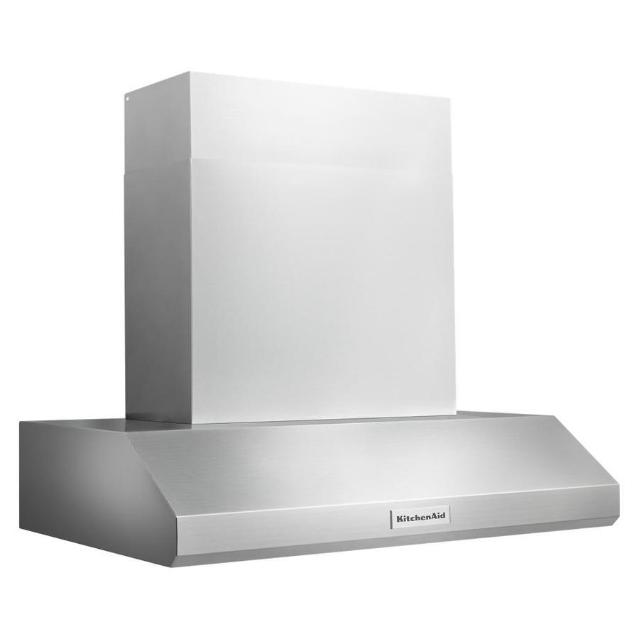 KitchenAid 36in Ducted Stainless Steel WallMounted Range Hood in the