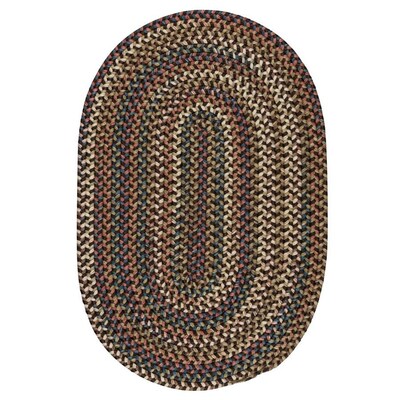 Colonial Mills Cedar Cove 3 x 5 Dark Brown Oval Indoor Ombre Farmhouse/Cottage Handcrafted Area Rug Colonial Mills Cedar Cove 3 x 5 Dark Brown Oval Indoor Ombre Farmhouse/Cottage Handcrafted Area Rug