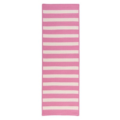 Colonial Mills Stripe It Bold Pink Indoor/Outdoor Handcrafted Coastal Area Rug Colonial Mills Stripe It Bold Pink Indoor/Outdoor Handcrafted Coastal Area Rug