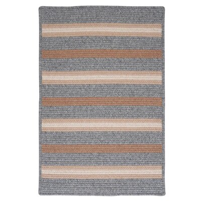 Colonial Mills Salisbury 5 x 8 Gray Indoor Stripe Mid-Century Modern Handcrafted Area Rug Colonial Mills Salisbury 5 x 8 Gray Indoor Stripe Mid-Century Modern Handcrafted Area Rug