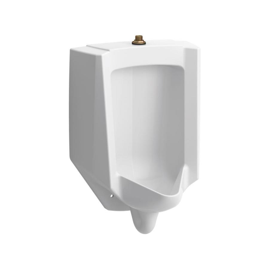 Kohler 14 125 In W X 26 875 In H White Wall Mounted Watersense In The Urinals Department At Lowes Com