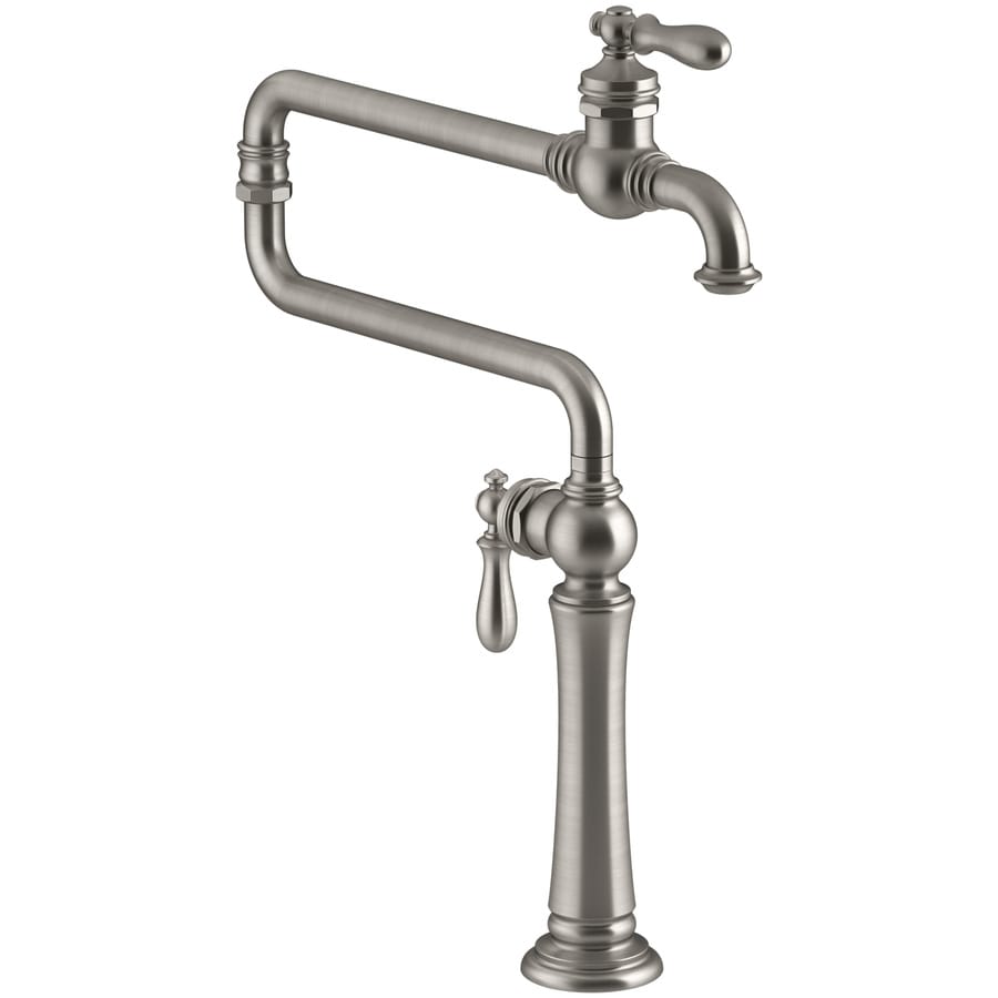 shop-kohler-artifacts-vibrant-stainless-2-handle-pot-filler-wall-mount