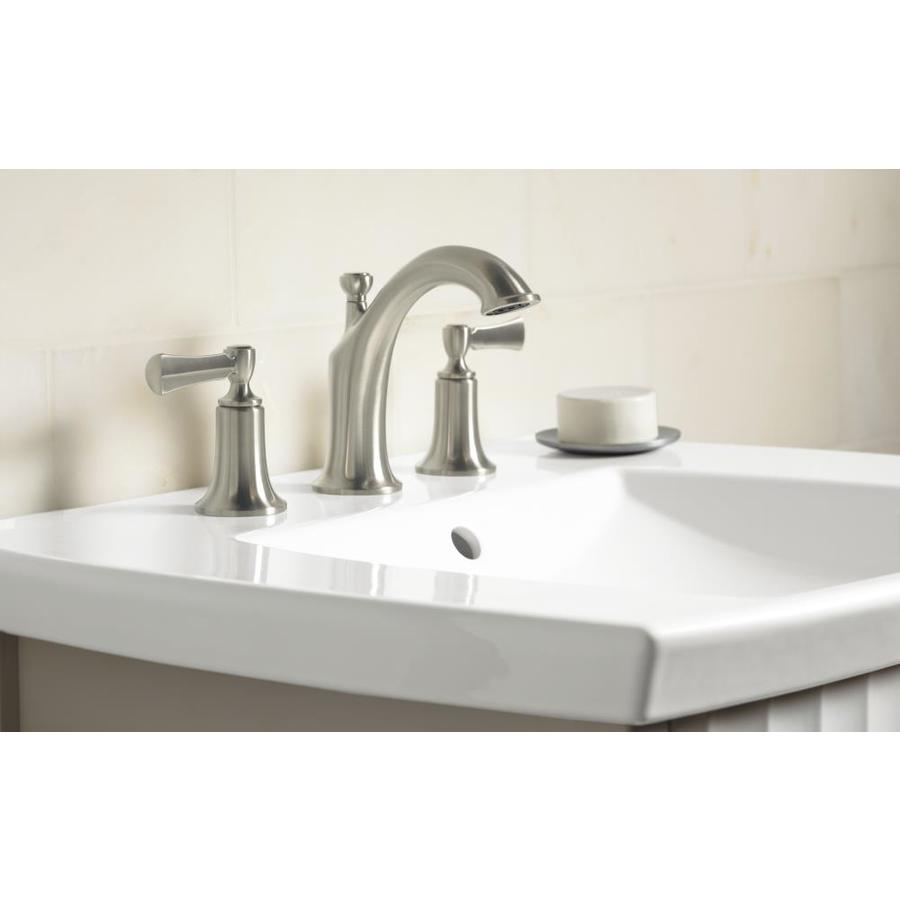 KOHLER Elliston Brushed Nickel 2Handle Widespread WaterSense Bathroom