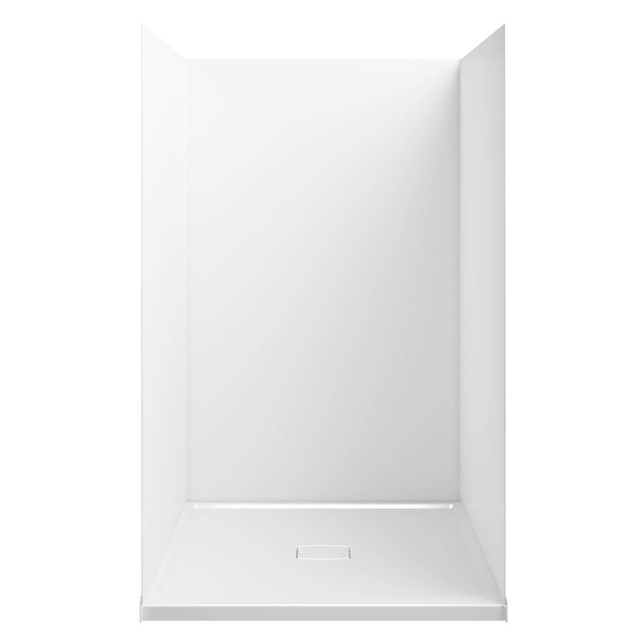 Kohler Choreograph White Shower Wall Surround Side And Back Panels Common 60 In X 60 In