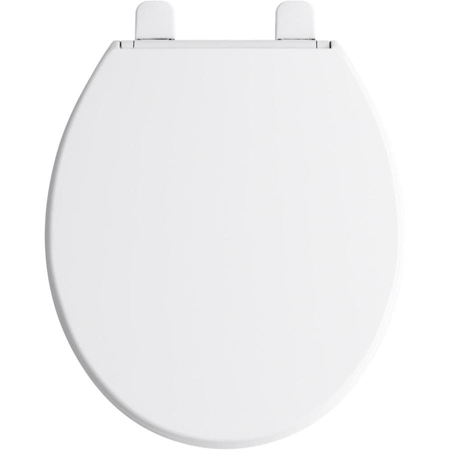 KOHLER Brevia White Round Slow-Close Toilet Seat In The Toilet Seats ...