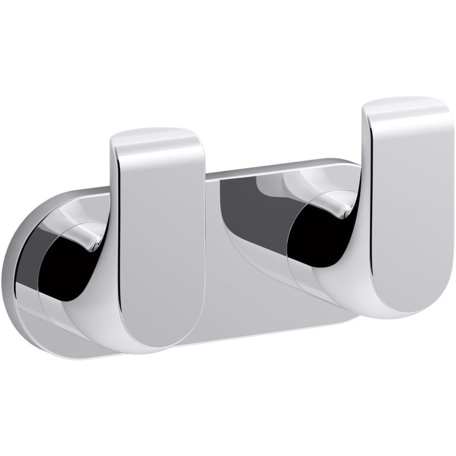 Kohler Avid Double Hook Polished Chrome Towel Hook In The Towel Hooks