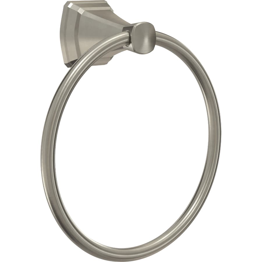 Delta Flynn Brushed Nickel Wall Mount Towel Ring in the Towel Rings