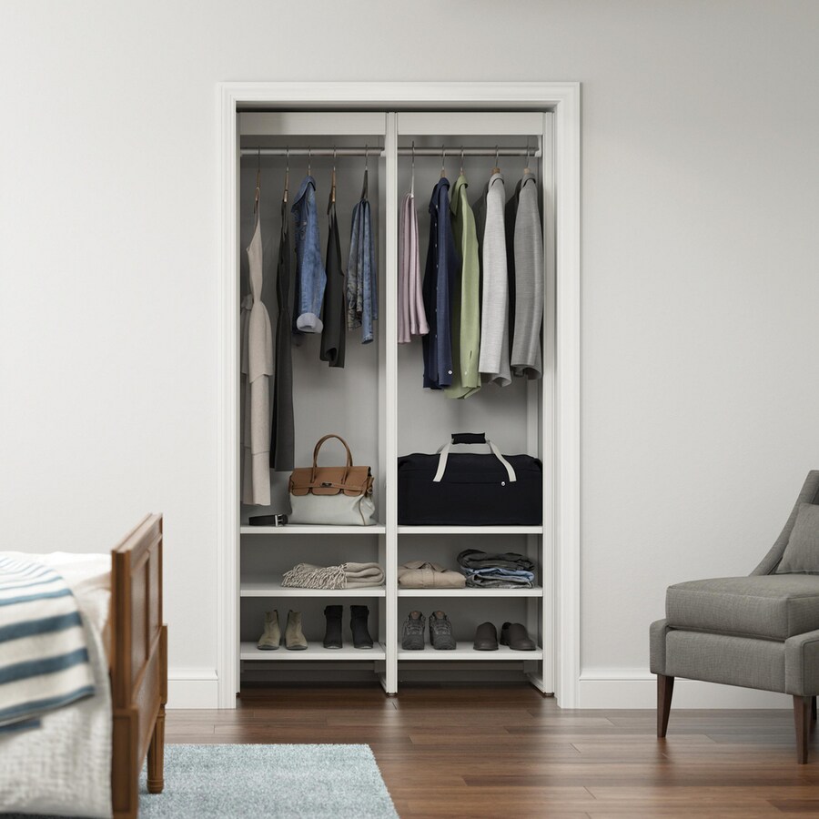 Closets by Liberty 163/4in D x 46.5in W x 84in H Customizable