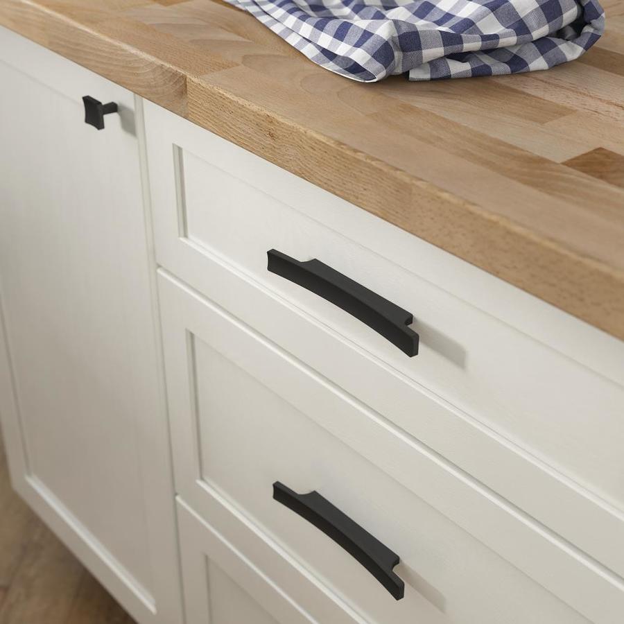 Brainerd Flared Square 3in or 33/4in Center to Center Matte Black