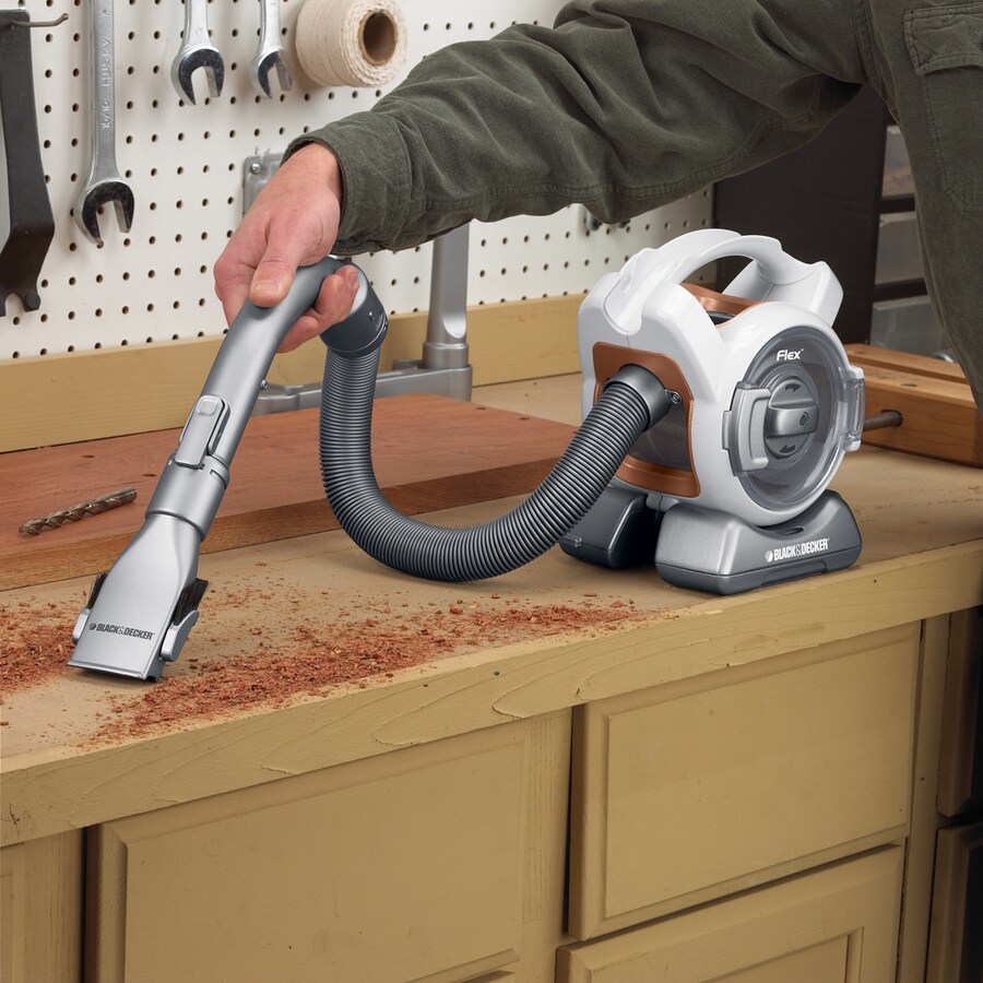 BLACK & DECKER Flex Mini Canister 12Volt Cordless Handheld Vacuum at