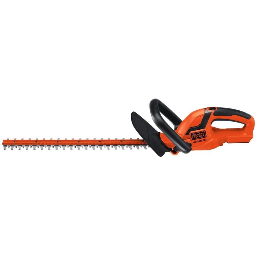 black and decker cordless hedge trimmer