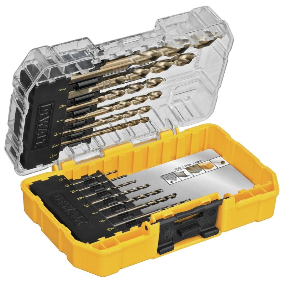 DEWALT 14Piece Assorted Cobalt Twist Drill Bit in the Twist Drill Bits