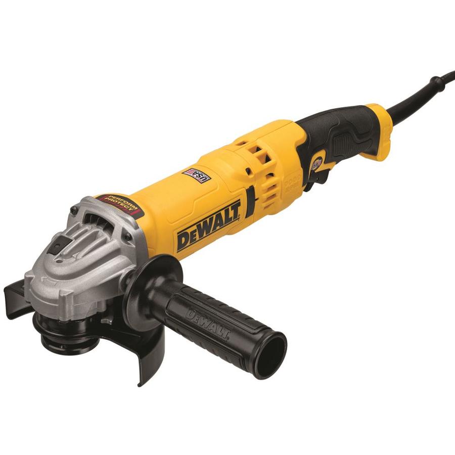 DEWALT 4.5-in 13-Amp Trigger Switch Corded Angle Grinder in the Angle