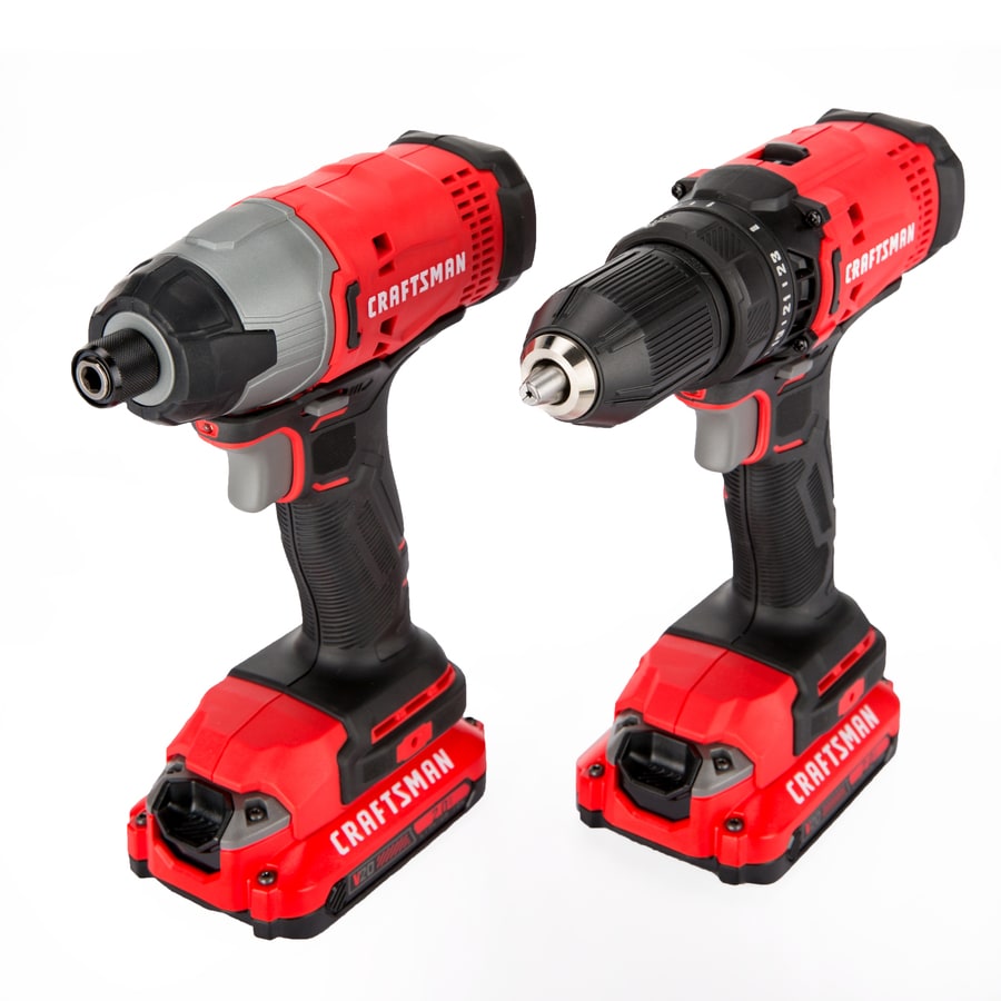 Craftsman 20V MAX Cordless Drill and Impact Driver Combo Kit New Sealed