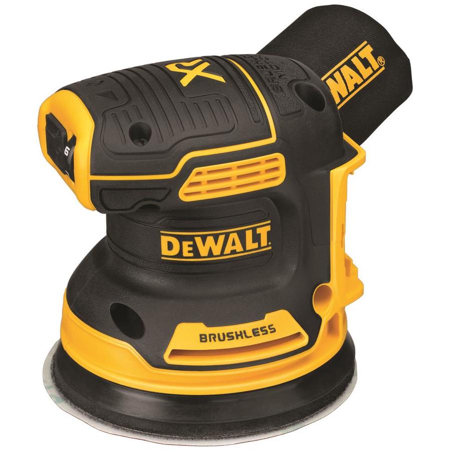 DEWALT 20Volt Brushless Cordless Random Orbital Sander with Bag in the